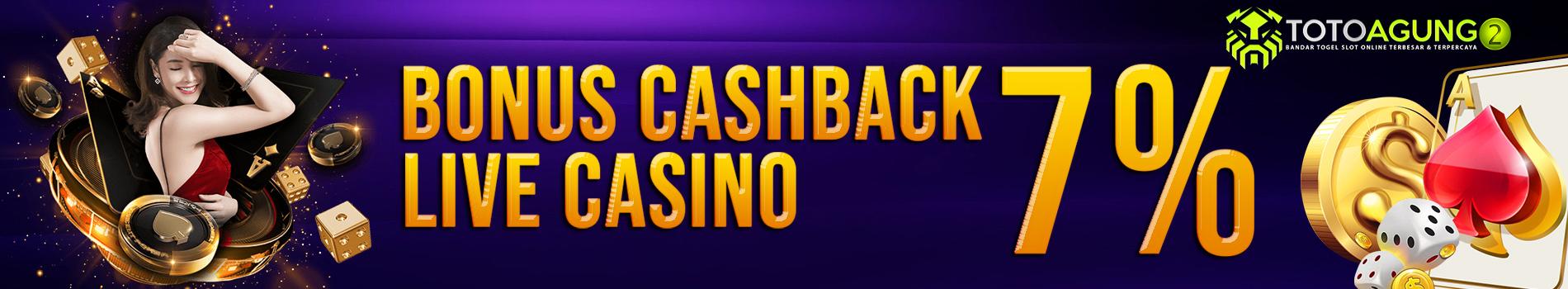 Bonus Cashback Live Casino